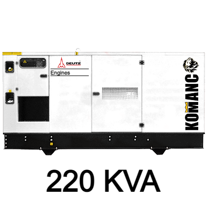 Grupo Electrógeno DEUTZ 220 KVA Insonorizado Trifásico