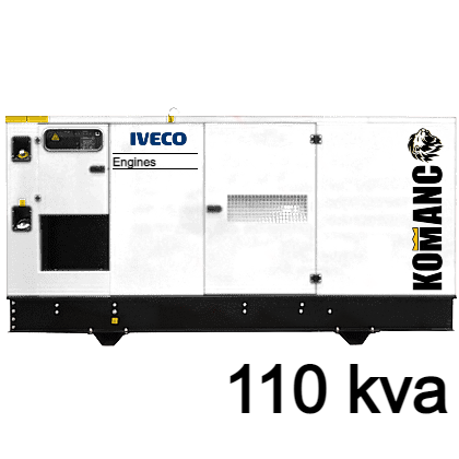 Grupo Electrógeno IVECO 110 KVA Insonorizado Trifásico