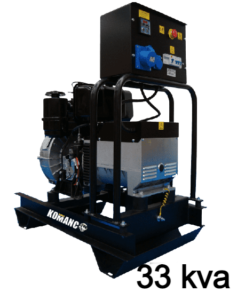 Grupo electrógeno 33 kva Perkins Komanc abierto Monofásico