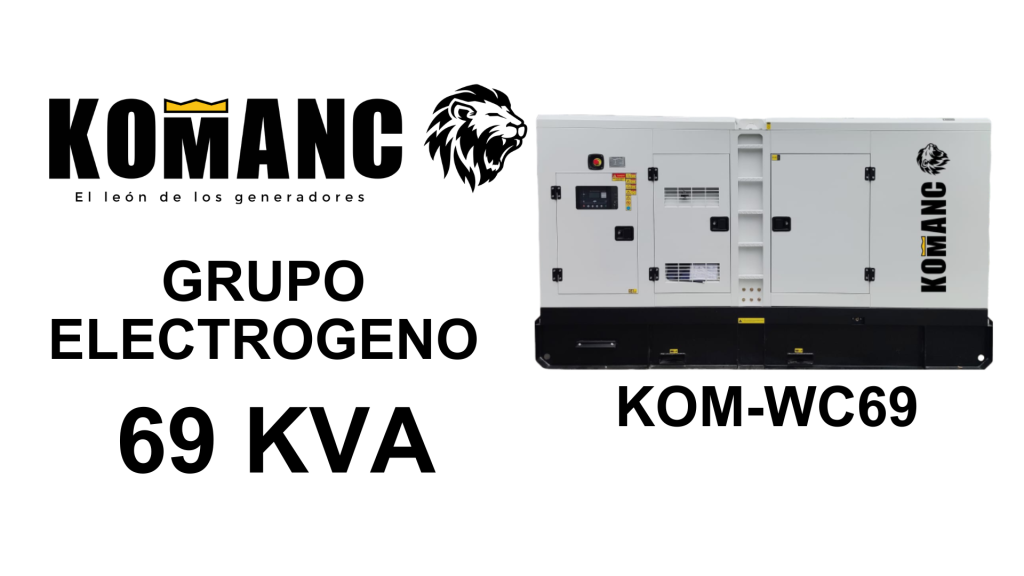 GRUPOS ELECTROGENOS KOM-WC69